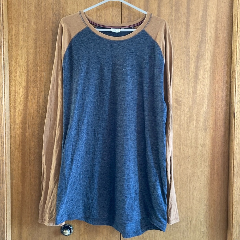 Two Tone Long Sleeve Shirt